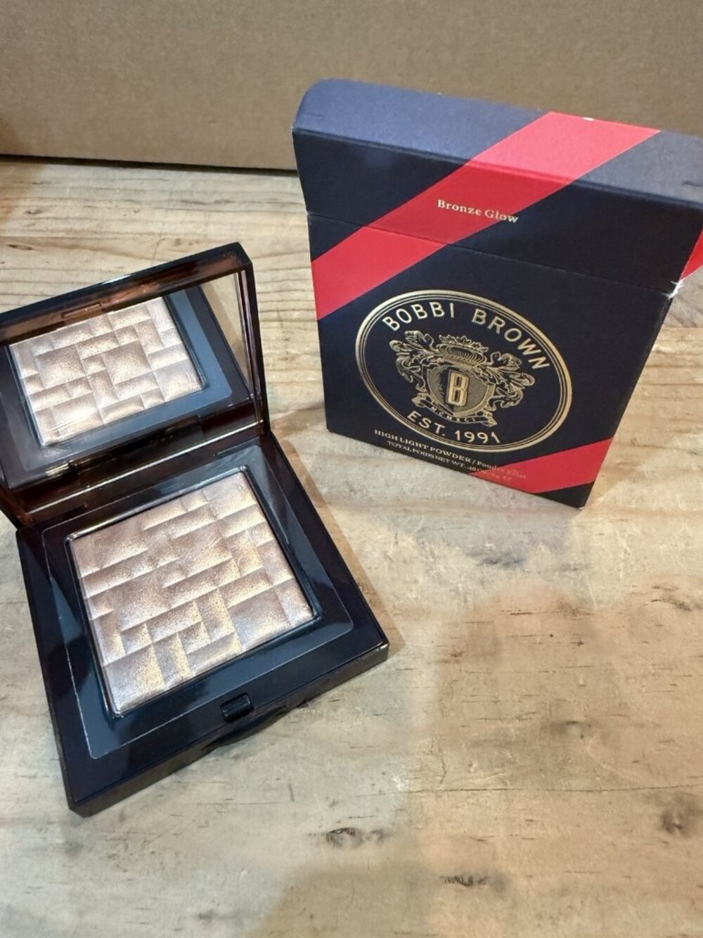 Bobbi Brown BRONZE GLOW Highlight Powder 0.28oz Ltd Ed. Bronzer New W/ Box